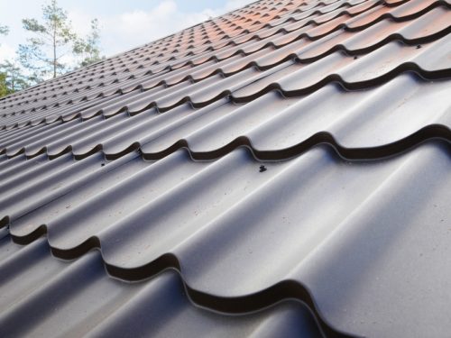 Stylish metal roofing