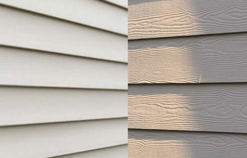 comparison picture of siding types