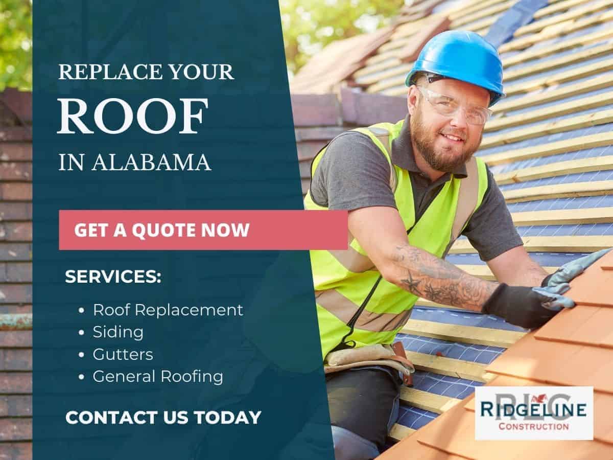 replace your roof in Alabama