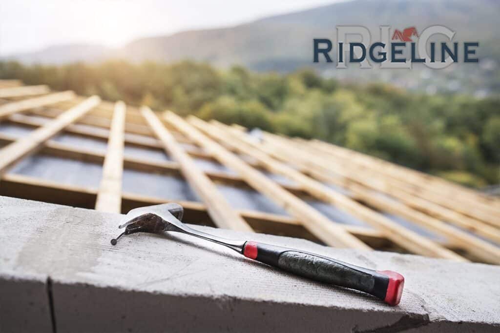 hammer sitting at a construction project