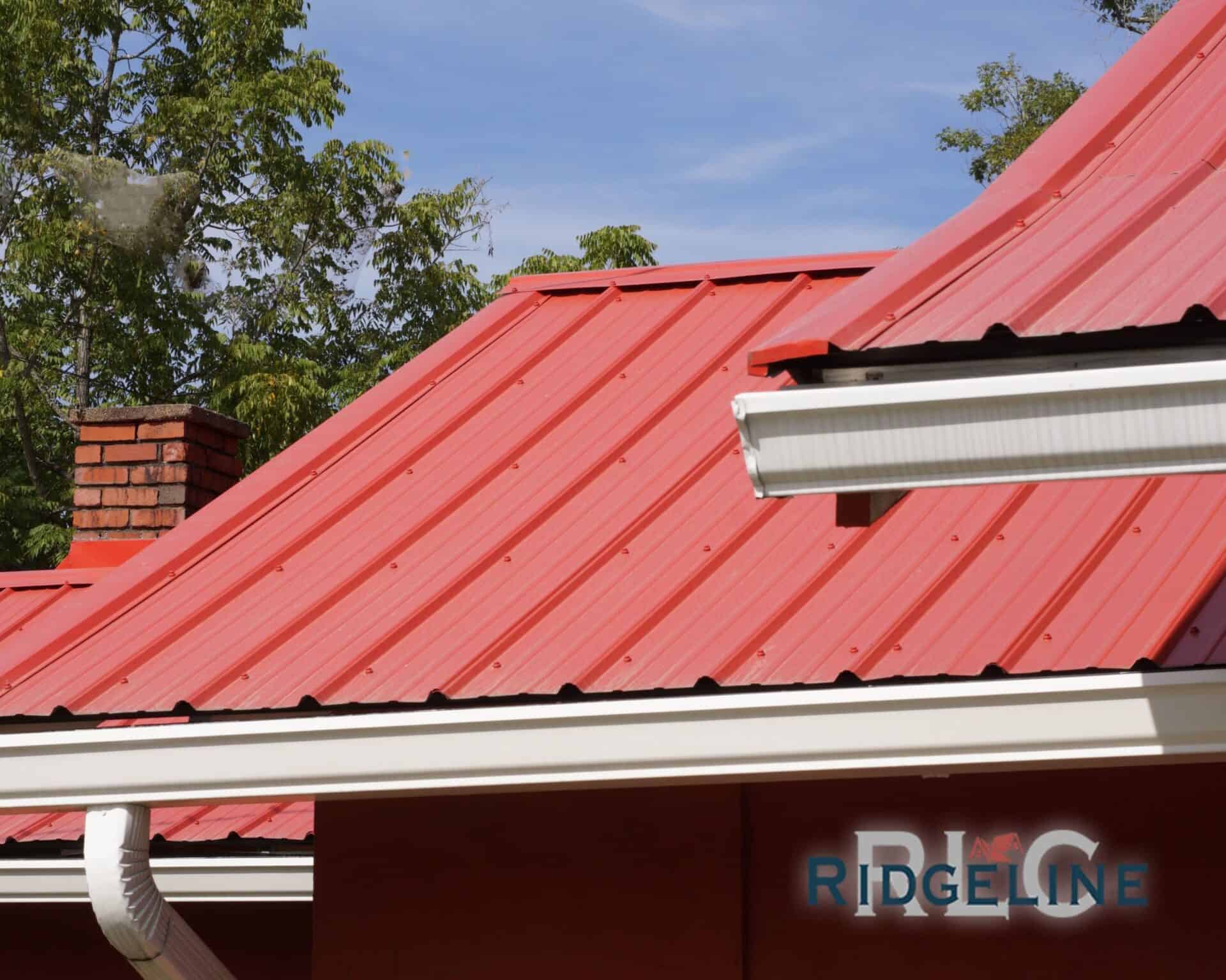 red metal roof